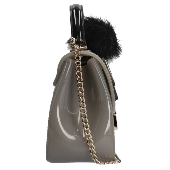 FURLA Candy Shoulder Bag PVC NEBBIA Women's - Picture 4 of 7